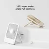 Electric Fans USB Portable Desk Fan Mini Table Fan 2200mah/4500mah Rechargeable Electric Cooling Fan with 4 Speeds Powerful Wind Offices Fan