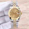 31mm kvinnors klockor diamant damer rolljes titta på datejust Sapphire 18k rosguld automatisk rörelse mekanisk ostron jubileum armband lady master armbandsur r13