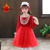 Flickklänningar 3-12 år gammal barnklänning för flickor julfest plus sammet prinsessa klänning tonåring barn år