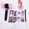 LED ışık çubukları siyah pembe ışık çubuğu Kore Kpop Ver 2 Lightstick LED Bluetooth Stick Işık Çubuk Konser Lambası Hiphop Flash Aid Rod Fan Hediye 230712