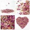 Confettis de mariage naturels fleurs séchées pétales de Rose Floral douche nuptiale fête d'anniversaire décorations de mariage