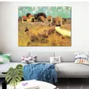 Fine Art canvas schilderij boerderij in de Provence 1888 handgemaakte Vincent van Gogh reproductie artwork Home decor