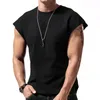 Hommes t-shirts été hommes vêtements gilet musculation chemise débardeurs maillots sans manches Fitness entraînement hommes