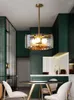 Hänglampor American Luxury Guld Svart Glas Lampor Led E27 Restaurang Individuell Hänglampa Butik Vardagsrum Sovrum Bedsdie Cafe