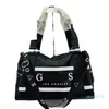 Travel Bag unisex duffle bags Color Letters Large Capacity Hand Luggage Fitness Bag