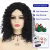 Synthetic Wigs GNIMEGIL Black Long Deep Curly Hair Wig For Women Natural Fluffy Hairstyle Daily Cosplay Halloween Heat Resistant