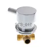 Kitchen Faucets G1/2" Hot Cold Water Mixing Valve Thermostatic Mixer Two In One Out Faucet For Shower Room x0712