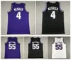 Chris Webber King Basketball Jersey Sacramentos Jason Williams Throwback Jerseys Blanc Noir Violet Taille S-XXL