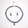 Pendant Necklaces Fashion Simple Grey Pearl Drop Necklace Fresh Woman Accessories