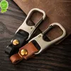 Leather Waist Hanging Car Keychain Car Interior Key Holder Organizer Key Fob Chain Trim Gadget Gift Keychain Accessories for Men