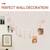 Vases Wall Decoration Wooden Beads Garland Po Clips Picture Display Sister Frames Home Hanging