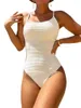 Maillot de bain femme maillot de bain femme S sangle spaghetti à volants imprimé fleuri maillot de bain maillot de bain