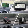360 Supporto per telefono girevole Tappetino antiscivolo Cruscotto interno per auto Angolo regolabile Pad adesivo per navigazione GPS Balck Ornamento per auto