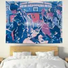 Gobeliny ilustracja w stylu nastolatka indie sypialnia dekoracja ściany gobelin wiszące anime różowe plakaty dekoracje pokoju