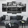 Peinture imprimée HD 5P décoration murale FORD MUSTANG GT500 ELEANOR TOILE SET peinture sur toile L230704