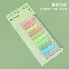 200Sheets Kawaii Notepad Mark Classification Index Post Transparent Sticky School Supplies Notes Office Accessories
