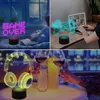 Night Lights 16 Changing Color Remote Control LED Kids Room Decor Lighting 3D Illusion Lamp Light For Girls Birthday Gift