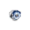 Charms nowe popularne 925 Sterling Silver europejska moda wiosna różowy kwiat przyjaciel klip koperta kręcone koraliki Caterpillar dla Pandora C Dhukc