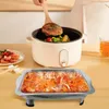 Dinnerware Sets Stainless Steel Buffet Foods Holder Stainless-steel Canteen Tray Steam Table Pan Server Classic