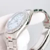 Часы с бриллиантами Мужские часы Ice Dial Автоматические механические 7750 Механизм Montre de Luxe Ремешок из нержавеющей стали Модельер Наручные часы Высокое качество Водонепроницаемые