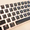 Tangentbord Koreanska Ryska Spanska Layout Pudding Keycap för Mechanical Double S PBT Full 117 Keys Set Keycaps ISO Key 230712