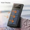 Solar Power Bank 20000mah Portable Charge rapide Poverbank Chargeur de batterie externe avec lumière LED Powerbank pour tous les Smartphones