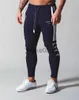 Calças masculinas com listras laterais JPUK novo outono masculino calças esportivas de treinamento de academia joggers calças de moletom slim fit de algodão calças esportivas de corrida J230712