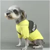 Abbigliamento per cani 2021 Autunno Borsa Abbigliamento Maglione per animali Fl Lettera Ricamo Maglioni Schnauzer Classico Cappotto in lana per gatti Soft Touch Drop Delivery Dho02