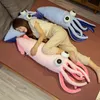 Plush Dolls Large Lifelike Cute Squid Plush Toy Stuffed Sea Animal Cuttlefish Pillow Simulation Octopus Doll Toy for Kids Children 70-130CM 230711