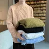 Men's Sweaters 2023 Brand Cashmere Sweater O-neck Men Knit Pullovers For Male Streetwear Slim Knitwear Man Q421