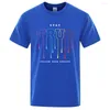 Herr T-shirts Stay True Follow Your Dream Herr T-shirts Andas lös bomull T-shirt Mönster Sweat Lyx Toppar