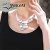 Pendant Necklaces MeiceM New in Fashion Woman Luxury Large Neck Women's Necklace Set Vintage Decoration Necklaces Pendants for Women 2023 Jewelry HKD230712