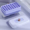 Baking Moulds Ice Tray With Lid Cube Box Easy Demoulding Reusable