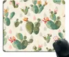 Cactus Gaming Mousepad, taggigt mönster Cactus Flowers Musmatta 9,5 X 7,9 tum