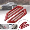 2pcs Car Side Fender Intake Vent Air Wing Cover Stickers Auto Air Flow Fender Side Vent Decor Stickers Modified Car Accessories