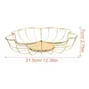 Dinnerware Sets Biscuit Fruit Bowl Kitchen Counter Snack Container Wire Basket Table Desktop Holder