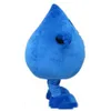 2019 Rabattfabrik en blå vuxen vattendroppe maskotdräkt för vuxen att bära i 287m