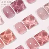 Nagellack Ice Opal Jelly Genomskinlig Nagellack Nude Rosa Lila Gel Lack UV LED Vanish Matt Top Base Hybrid Soak Off Manicure 230711