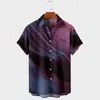 Camicie casual da uomo Estate manica corta hawaiana Stampata Oversize Social Floral Street Abbigliamento di lusso Camicia hip-hop Camisa