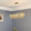 Żyrandole nowoczesny luksusowy kryształowy żyrandol oprawa oświetleniowa współczesna lampa wisząca wisząca lampa do wystroju restauracji domowej
