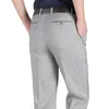 Pantalons pour hommes Formelle Été Mince Automne Épais Noir Bleu Gris Stretch Bussiness Costume Lâche Grand Plus La Taille Pantalon De Bureau YYQWSJ 230711