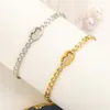 Brazalete de oro de lujo Charm Brazalete de regalo de amor para mujer Brazalete de acero inoxidable de alta calidad Pulseras que no se desvanecen con cajas Compromiso Amor Brazalete de viaje al por mayor