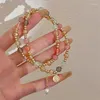 Strand Makersland Wrap Bracelets Pour Femmes Vintage Stacking Bijoux Cadeaux Pierre Naturelle Perlé Bracelet Avec Perle Pendentif En Gros