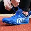 Sicherheitsschuhe Damen Leichtathletik Spikes Sportschuhe Mesh Atmungsaktiv Professioneller Laufstart Sprint Trainingsschuh 230711