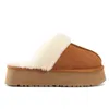 Slipper designer fluffy sandaler australien plattform tofflor ultra mini tasman scuffs ull fårskinn päls riktig klassisk varumärke casual kvinnor utanför skjutreglaget