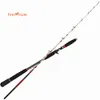 Boat Fishing Rods Red Shark 1.58 meters 5 feet very sturdy pole slow jump fishing solid tip XH surfing casting offshore FRP hard boat rotating pole 230711