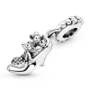 Pandora Charm 925 Silver Beads Charms Original Box Cinderella 테마 DIY 비드 유럽