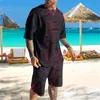 Survêtements pour hommes Costume de sport pour t-shirt et short Ensemble de survêtement deux pièces L'homme dans le costume des années 20 rugissantes pour hommes