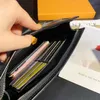 Luxury Bags Unisex Wallets Clutch Bags Pochette Voyage Plaid Color Letter Wash Bag Women Zipper Purses Mens Storage Wallets Pocket Wallets Card Holder Handbags