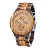 Wristwatches TJW 9018G Watch High End Brand Fashion Luxury Wood Sports Vintage Quartz Men's